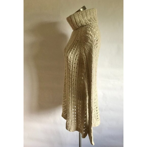 Sleeping on Snow Gray Loose Knit Turtleneck Neck Sweater, Size Small (US) - Picture 4 of 6